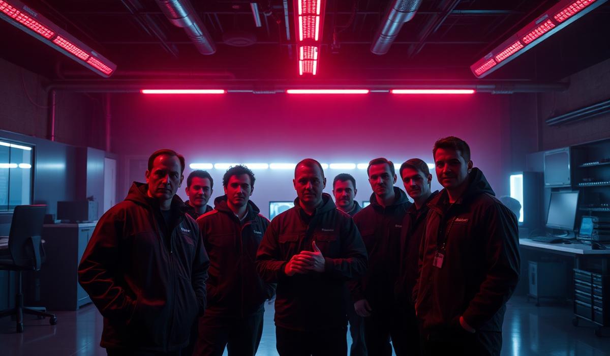 CodeShield engineering team in the studio